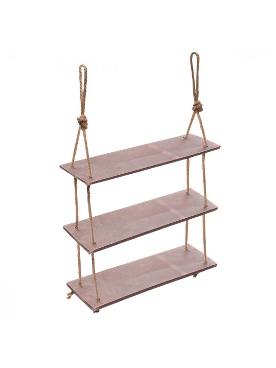 3 Tier Wood Wall Mount Shelf Stand Storage Book Shelves Display Rack Shelving Bracket Bathroom - #6