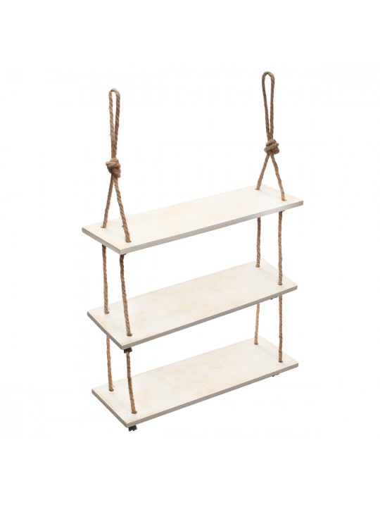 3 Tier Wood Wall Mount Shelf Stand Storage Book Shelves Display Rack Shelving Bracket Bathroom - #6