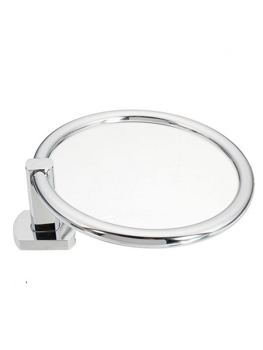 12CM Silver Wall Mounted Chrome Towel Ring Hand Rack Holder