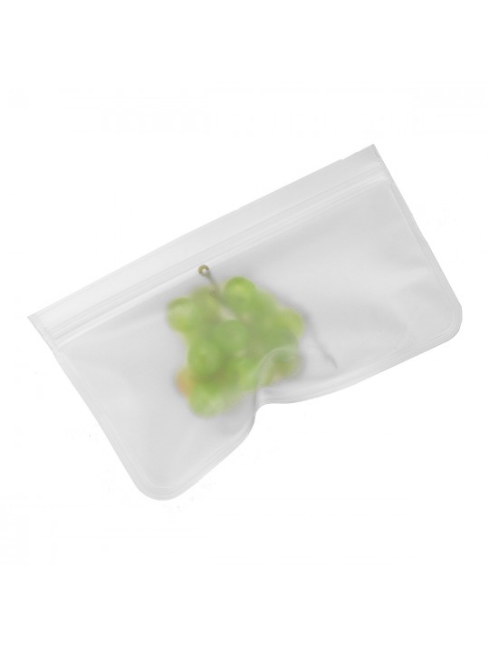 Food Storage Bags Reusable Silicone Containers for Lunch Vegetable Resealable Kitchen Storage Bag - M