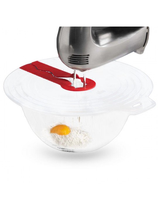 Eggs Mixer Anti Splash Plastic Silico Transparent Round Cover Egg Cream Waterproof Splash Egg Beater