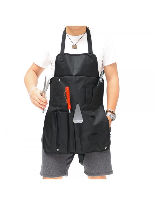 KC-AP01 Multi-function Barbecue Grill Master Apron Seasoning Bottle BBQ Tool Holder Organizer