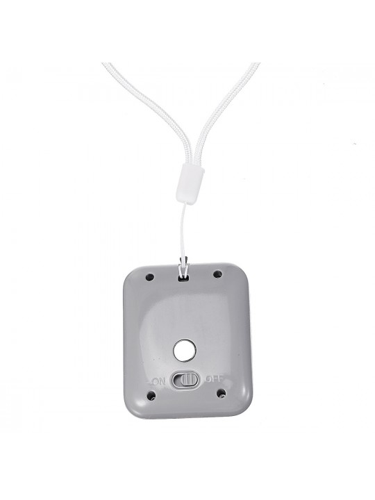 USB Wearable Mini Air Purifier Necklace Negative Ion PM2.5 Formaldehyde Remover - Grey