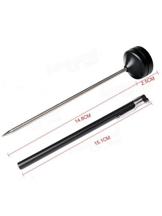 304 Stainless Steel Food BBQ Probe Thermometer Barbecue Meat Thermometer Kitchen Measuring Tool