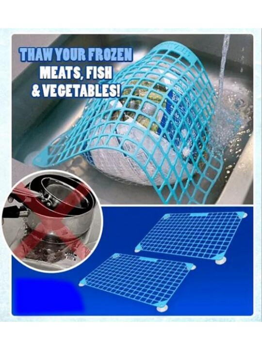 Fast Defrosting Net Thawing Net Fast Defrosting Meat Tray Rapid Safety Thawing Tray Defrostiong Tray