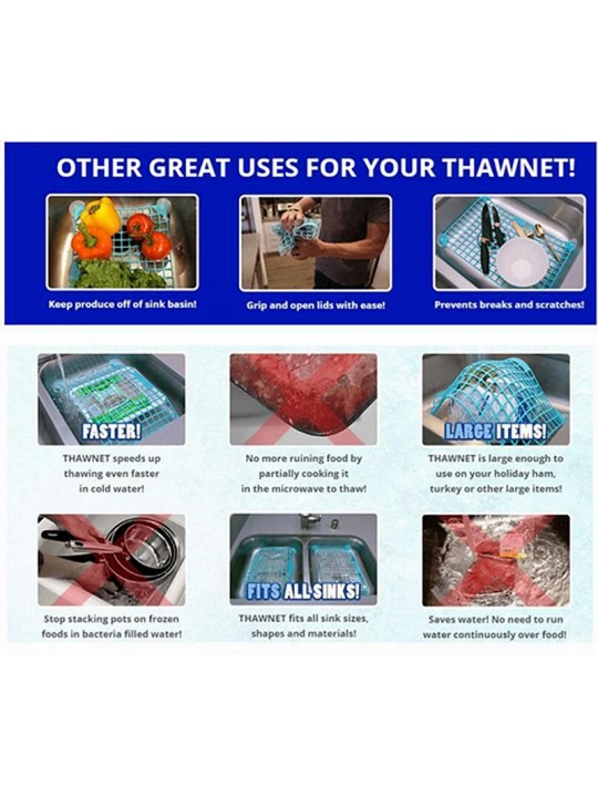 Fast Defrosting Net Thawing Net Fast Defrosting Meat Tray Rapid Safety Thawing Tray Defrostiong Tray