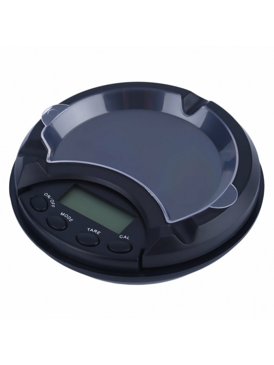 500g/0.1g LCD Electronic Digital Precise Pocket Scale Ashtray Balance Pocket Jewelry Gold Diam