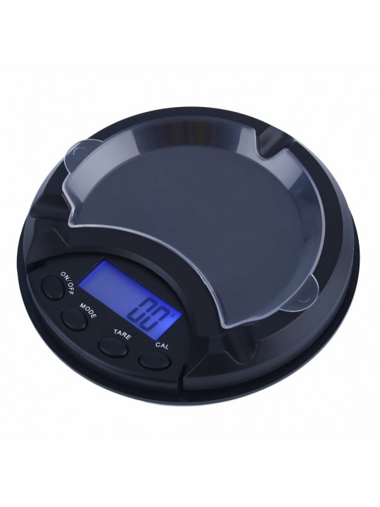 500g/0.1g LCD Electronic Digital Precise Pocket Scale Ashtray Balance Pocket Jewelry Gold Diam