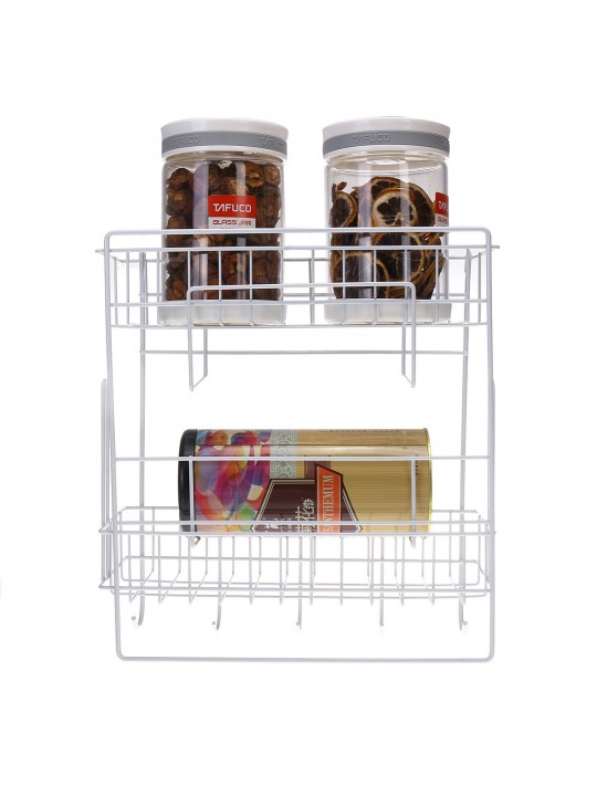 Five Tiers Steel Over Sink Dish Drying Rack Storage Multifunctional Arrangement for Kitchen Counter - 2